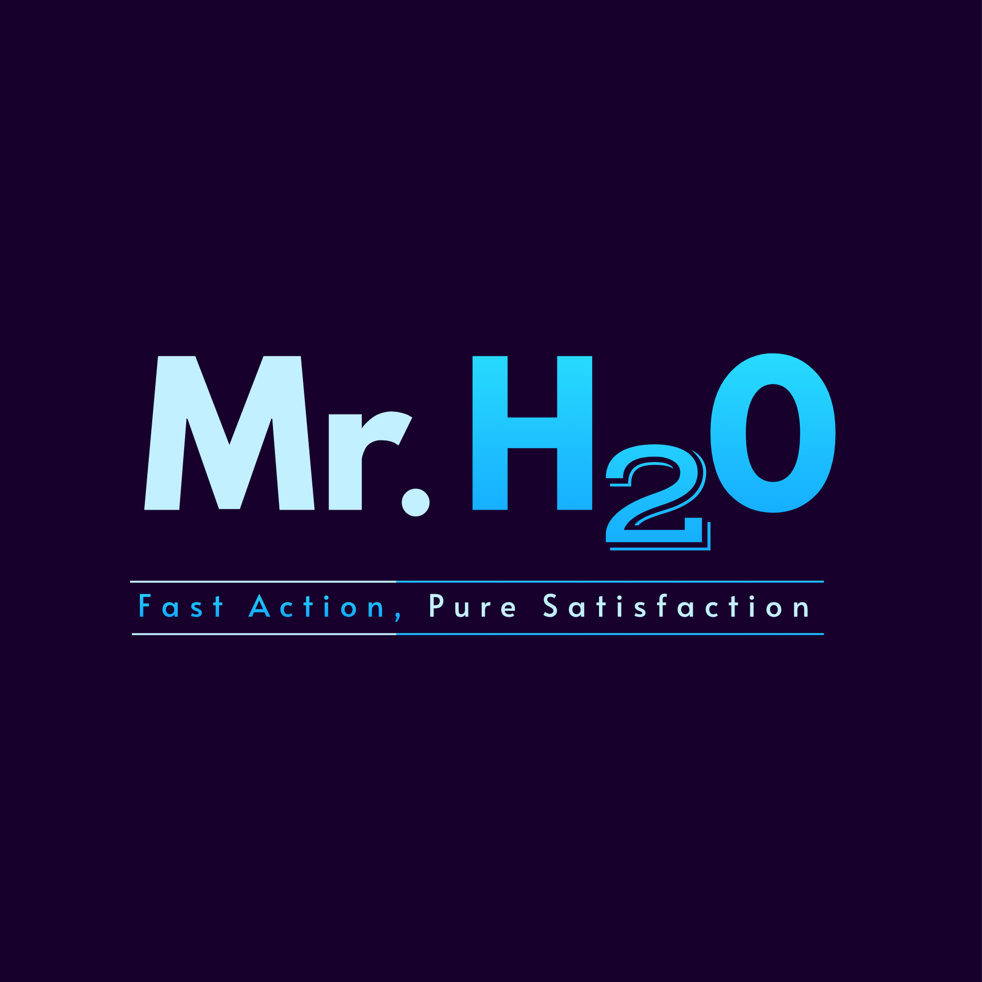 Mr. H₂O logo